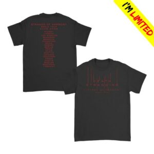 Death Stranding Concert Merch Store Red Strands World Tour T-Shirt
