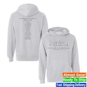 Death Stranding Concert Merch Store Strands Of Harmony Grey Hoodie