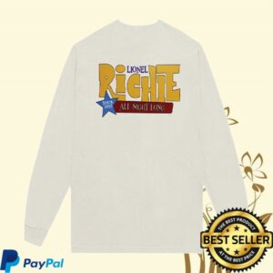 Lionel Richie Store Merch All Night Long Tour Long Sleeve