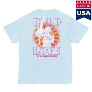 Authentic Hendrix Store Merch Bold As Love Tee