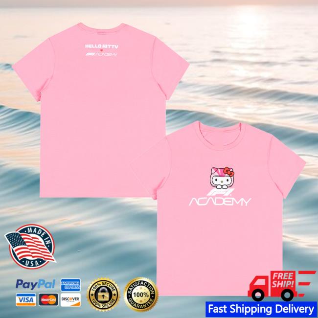 F1 Academy Hello Kitty Merch Store Formula 1 Academy Hello Kitty Logo T-Shirt Pink F1 Academy Hello Kitty Merch Store Formula 1 Academy Hello Kitty Logo T-Shirt Pink