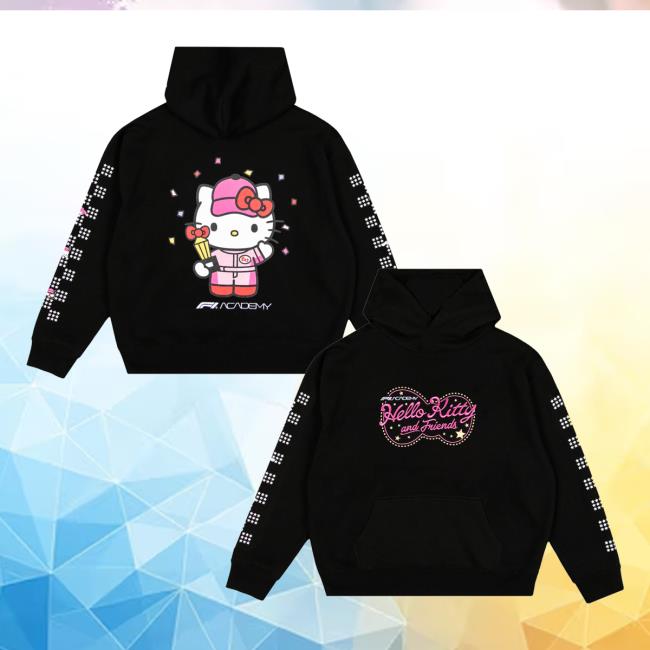 F1 Academy Hello Kitty Merch Store Men’s Black F1 Academy X Hello Kitty Neon Hoodie F1 Academy Hello Kitty Merch Store Men’s Black F1 Academy X Hello Kitty Neon Hoodie
