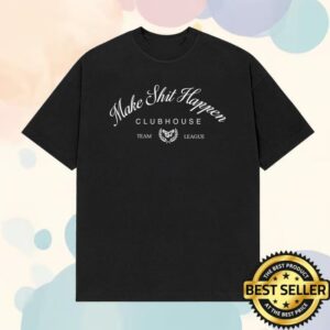 Nick Nayersina Merch Store Clubhouse Black Tee