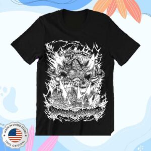 Ghost X Ghost Shop Merch Space Godzilla Metalcropolis Nekro Variant T-Shirt