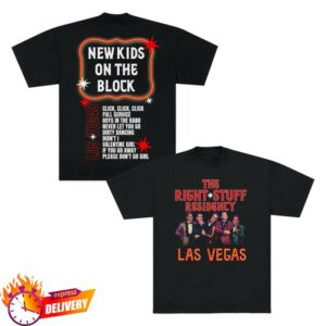 New Kids On The Block Merch The Right Stuff Residency Tee