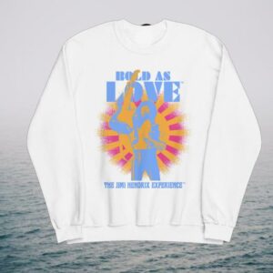 Authentic Hendrix Merch Store Bold As Love Crew