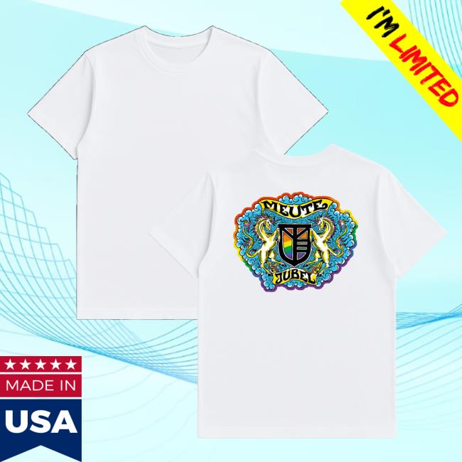 Meute Shop Merch Jubel Rainbow T-Shirt Meute Shop Merch Jubel Rainbow T-Shirt