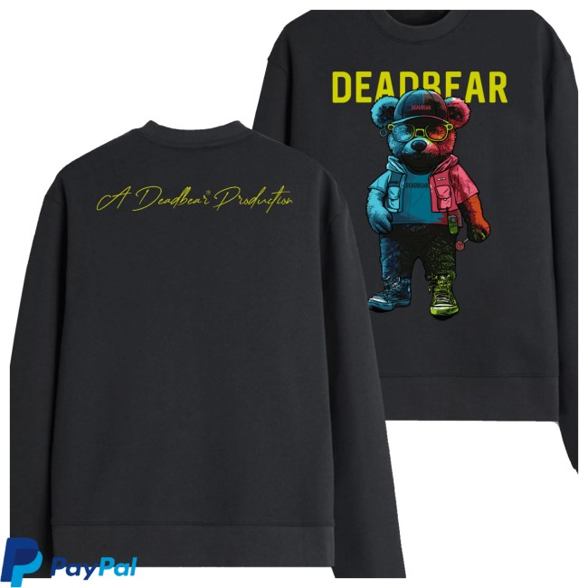 Deadbear Store Merch Ted Black Sweatshirt Deadbear Store Merch Ted Black Sweatshirt