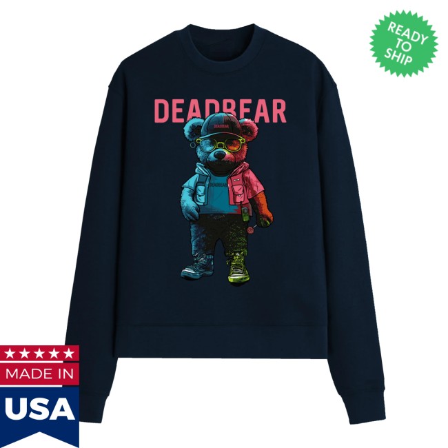 Deadbear Store Merch Ted Navy Sweatshirt Deadbear Store Merch Ted Navy Sweatshirt