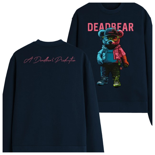 Deadbear Store Merch Ted Navy Sweatshirt Deadbear Store Merch Ted Navy Sweatshirt