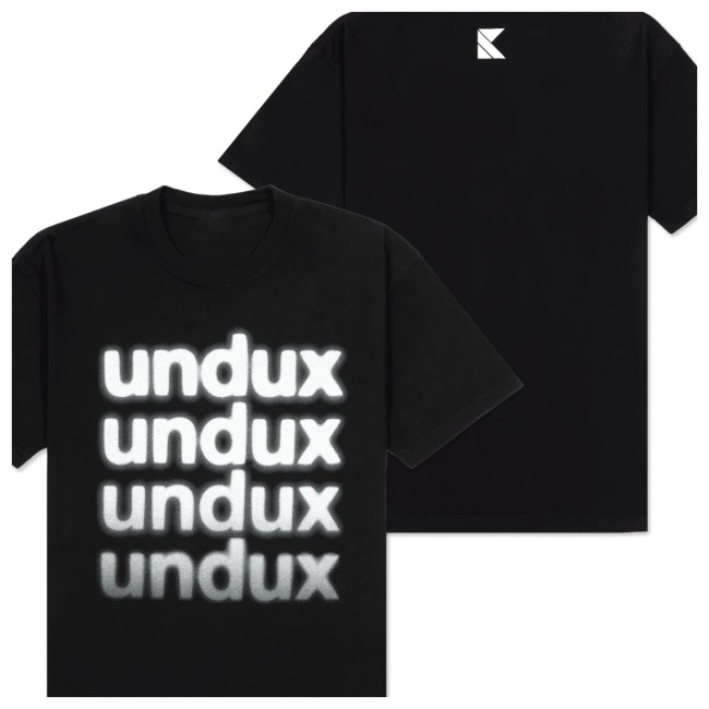 Kaskade Shop Store Merch Kaskade Undux Tee Stacked Logo Black Shirt Kaskade Shop Store Merch Kaskade Undux Tee Stacked Logo Black Shirt