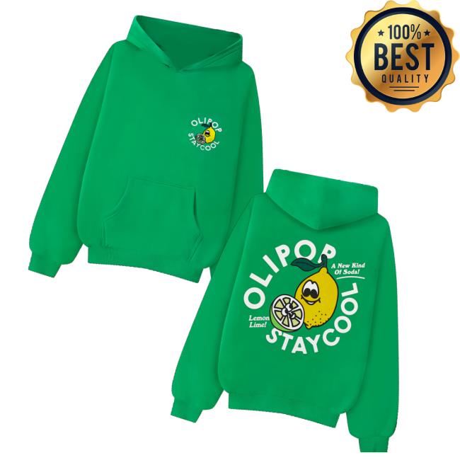 Staycoolnyc Merch Store Olipop Lemon Lime Hoodie Staycoolnyc Merch Store Olipop Lemon Lime Hoodie