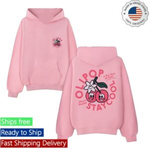 Staycoolnyc Merch Store Olipop Cherry Vanilla Hoodie