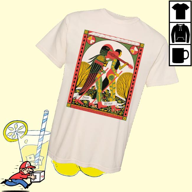 Ambientinks Merch Store Iron And Wine X Sonia Pulido Tarot T-Shirt Ambientinks Merch Store Iron And Wine X Sonia Pulido Tarot T-Shirt