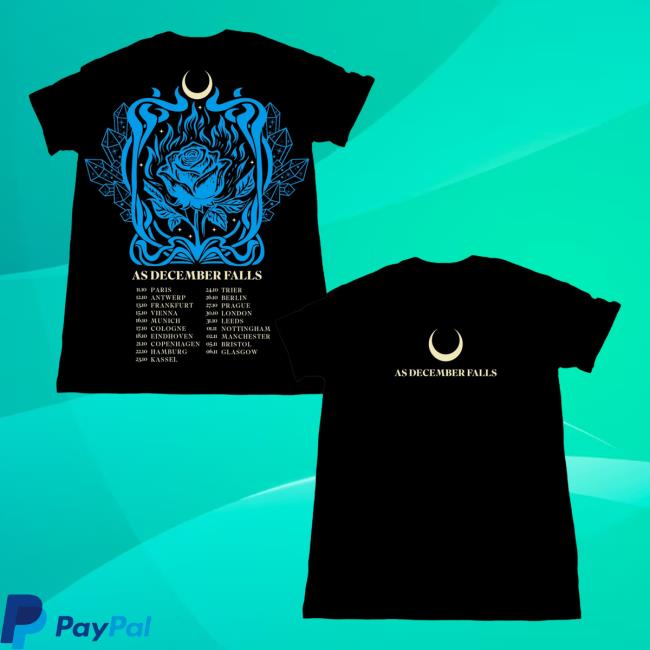 As December Falls Merch Store 2025 Tour Tee Unisex As December Falls Merch Store 2025 Tour Tee Unisex