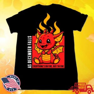 As December Falls Merch Store Dragon Tee Unisex