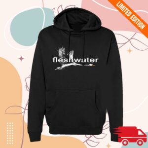 Fleshwater Merch Store Fleshwater Swan Black Hoodie