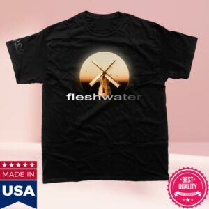 Fleshwater Merch Store Fleshwater Tour Windmill Black T-Shirt