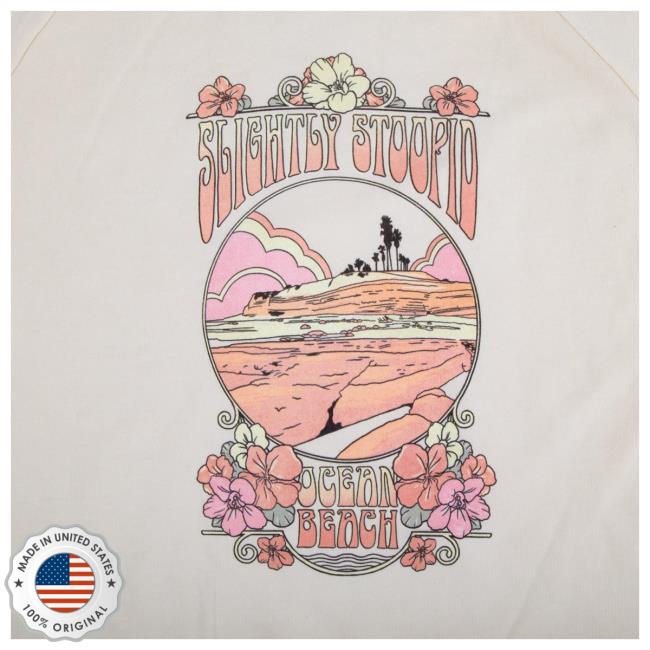 Slightly Stoopid Merch Store Psychedelic Summer Ladies Crewneck Slightly Stoopid Merch Store Psychedelic Summer Ladies Crewneck