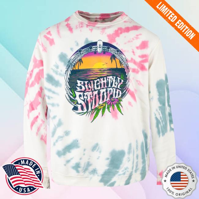 Slightly Stoopid Merch Store Up On A Plane Ladies Tie Dye Crewneck Slightly Stoopid Merch Store Up On A Plane Ladies Tie Dye Crewneck