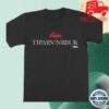 kenny Stranglers Store Merch Men In Black Red Logo Tee