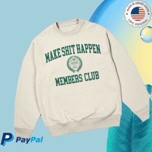 Nick Nayersina Store Merch Msh Members Club Bone Crewneck