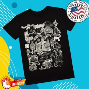 Historic Royal Palaces Store Merch Tower Of London Legends Black T-Shirt