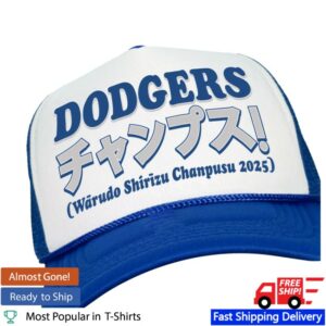 Trash Flower Trucker Hats Store Merch Japanese Dodgers チャンプス! (Champs!) Trucker Hat
