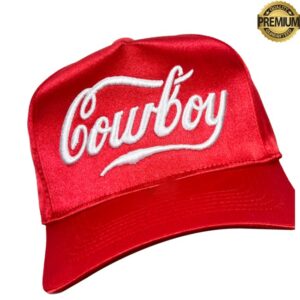 Trash Flower Trucker Hats Store Merch Coca-Cola Cowboy Satin Embroidered Trucker Hat