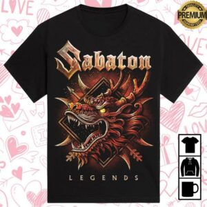 Sabaton Merch Store A Tiger Among Dragons T-Shirt