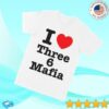 kenny Three 6 Mafia Merch Store I Love Three 6 Mafia White Teev
