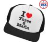 kenny Three 6 Mafia Merch Store I Love Three 6 Mafia Trucker Hatv