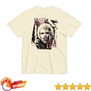 Billy Idol Store Merch Shattered Photo T-Shirt