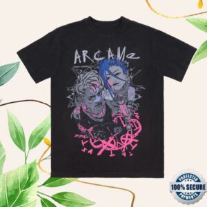 Riot Games Merch Store Arcane Jinx And Ekko Tee