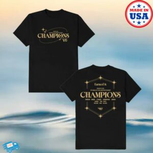 T1 Shop Merch T1 2025 World Champions V6 T-Shirt
