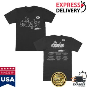 Stranglers Merch Store 51 Uk Tour T-Shirt