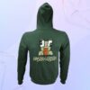 kenny Unspeakable Merch Store Army Green Zipper Hoodiea