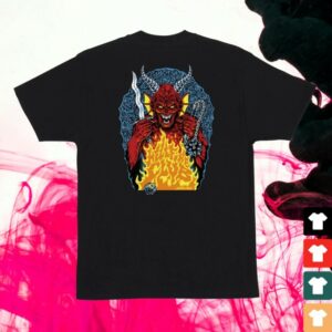 Jacks Surfboards Store Merch Stranger Things Hellfire Pit SS Black T-Shirt