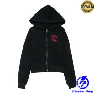Complex Store Merch Bstroy (B).Kini Wax Women’S Zip Black Hoodie