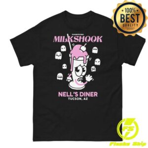 Kinetic Games Merch Store Nell’s Diner Milkshook Tee