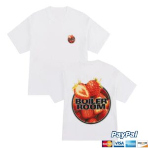 Boilerroom Shop Merch Strawberry Logo T-Shirt