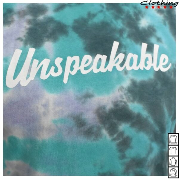 Unspecuble Merch Unspeakable Store Merch Stormy Sea Tie Dye T-Shirt - Newest Fashion Trends