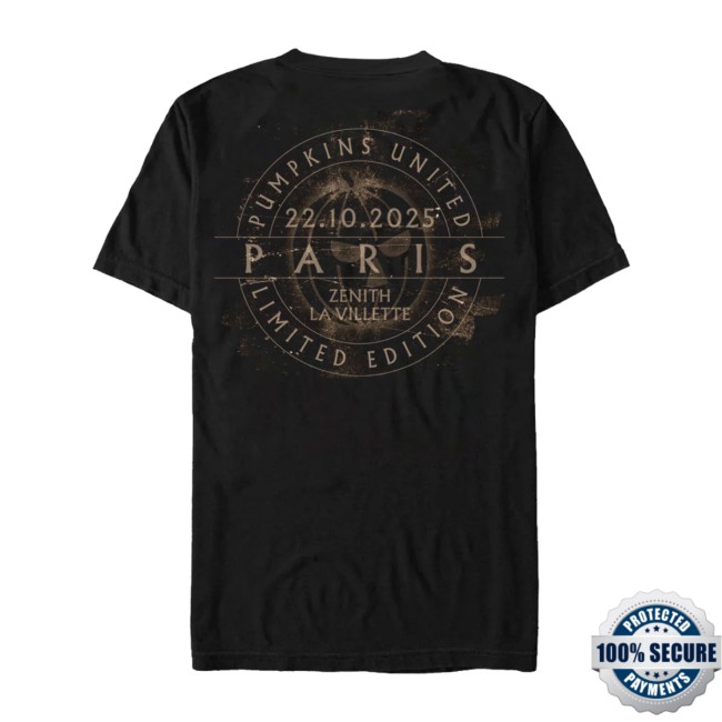 Pumpkins Store Merch Helloween Vintage Orange Pumpkin Paris T-Shirt