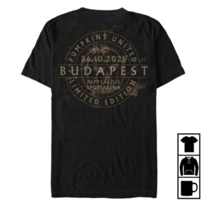 Pumpkins Store Merch Helloween Vintage Orange Pumpkin Budapest T-Shirt