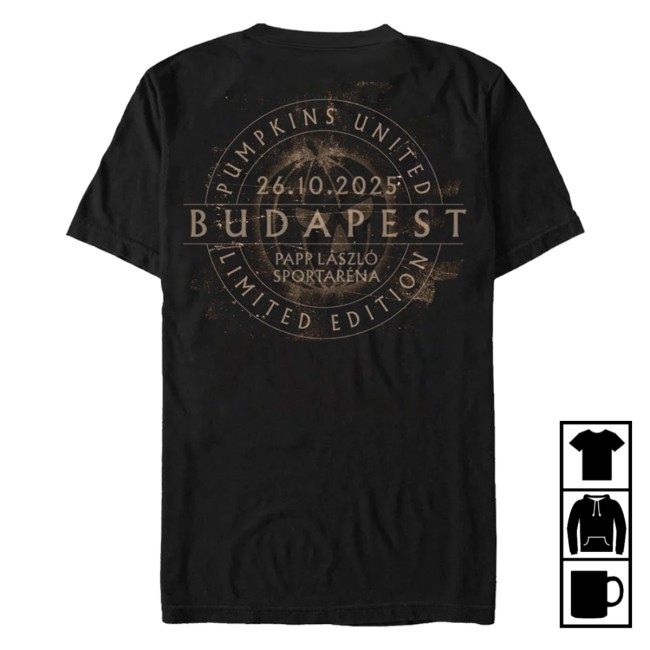 Pumpkins Store Merch Helloween Vintage Orange Pumpkin Budapest T-Shirt