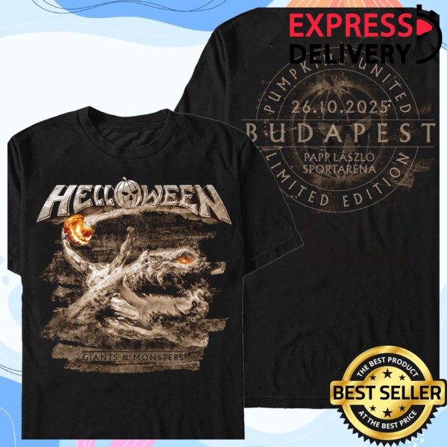 Pumpkins Store Merch Helloween Vintage Orange Pumpkin Budapest T-Shirt