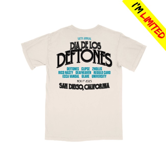 Deftones Store Merch Dove Line-Up T-Shirt Deftones Store Merch Dove Line-Up T-Shirt