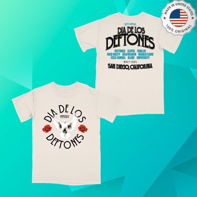 Deftones Store Merch Dove Line-Up T-Shirt Deftones Store Merch Dove Line-Up T-Shirt