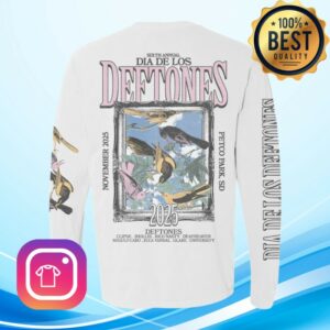 Deftones Store Merch Bird Frame Long Sleeve T-Shirt