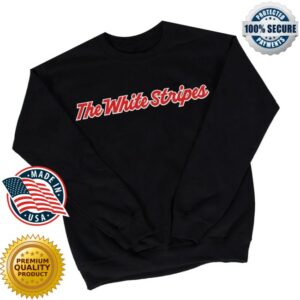 Third Man Records Store Merch White Stripes Chenille Pullover Sweatshirt